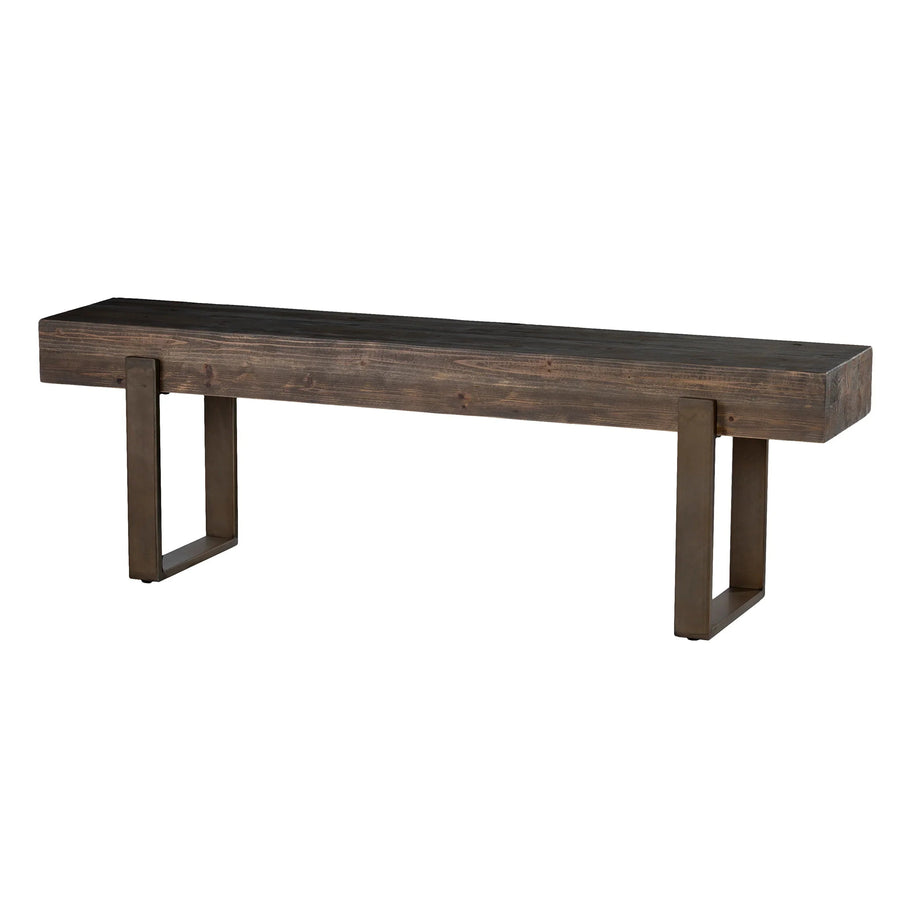 SwayLiving Dunlin Rustic Industrial Bench BENCHES