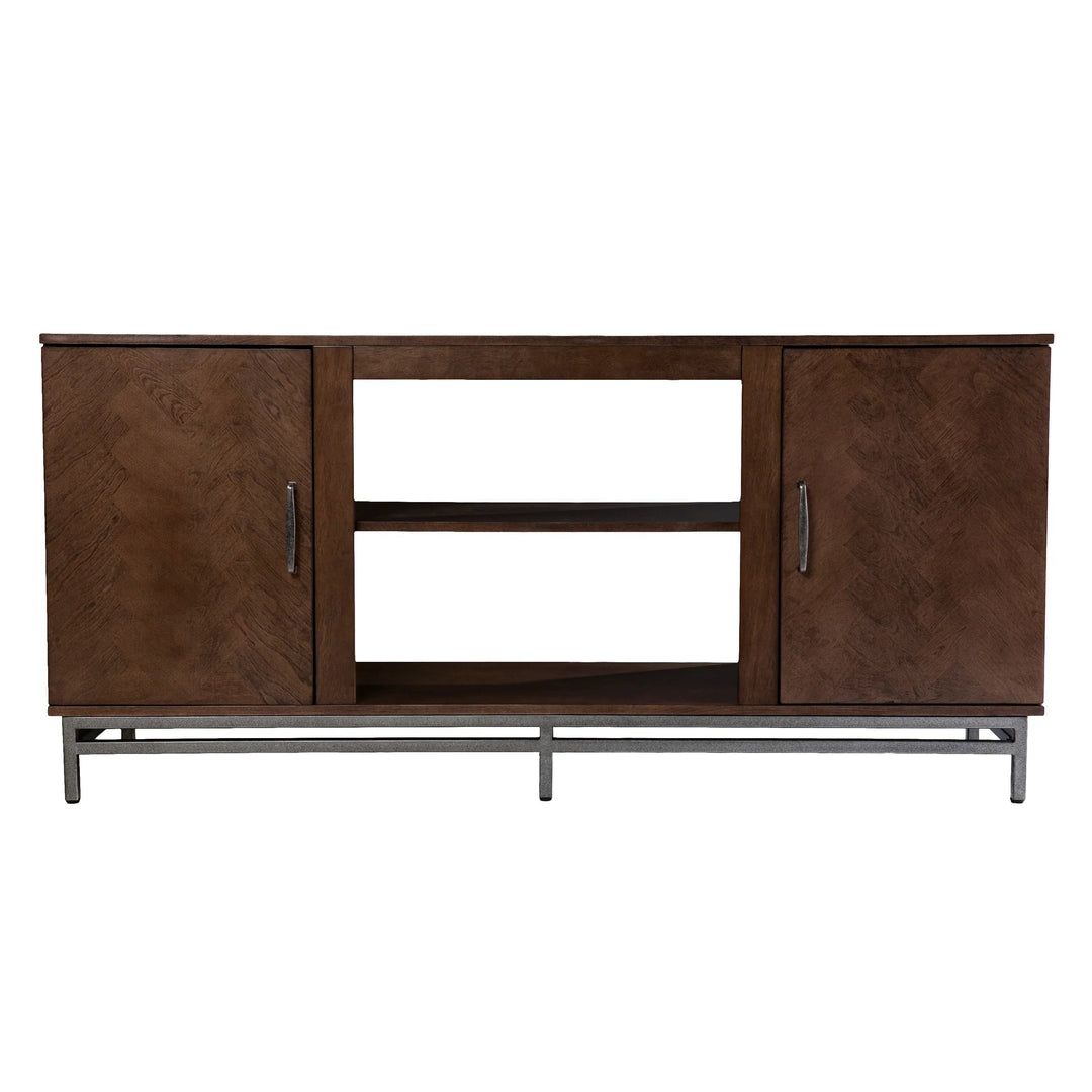 SwayLiving Dibbonly Media Stand w/ Storage MEDIA + TV STANDS