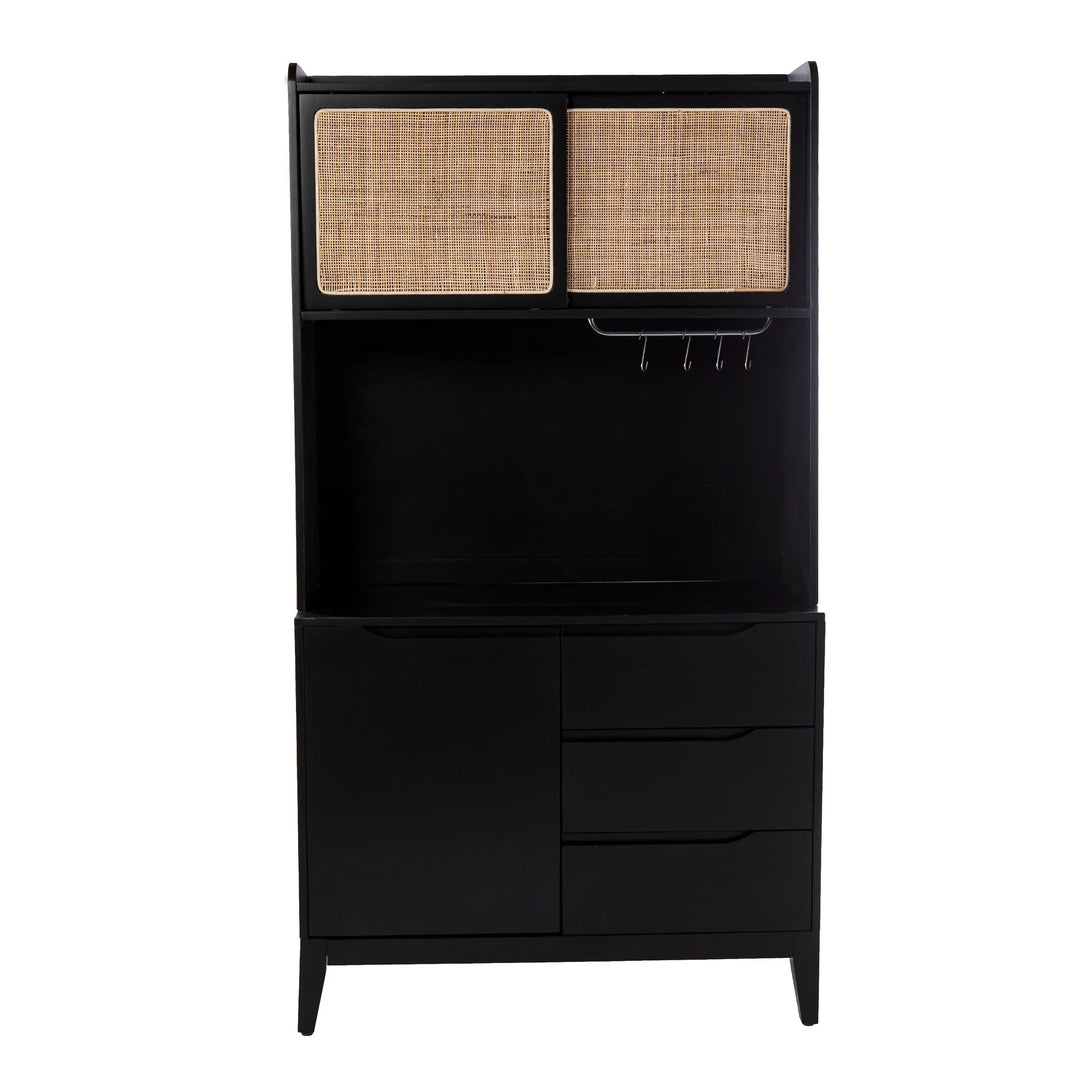 SwayLiving Carondale Tall Buffet Cabinet w/ Storage SIDEBOARDS + CREDENZAS