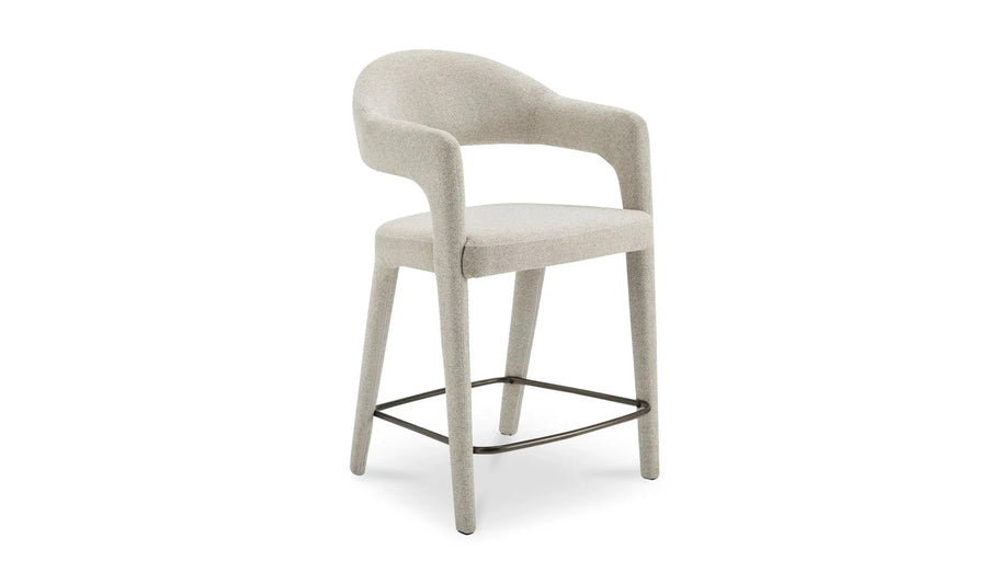 Martens Counter Stool Beige - SwayLiving