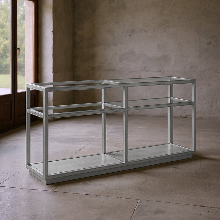Glaze Console Table-Vintage Blue