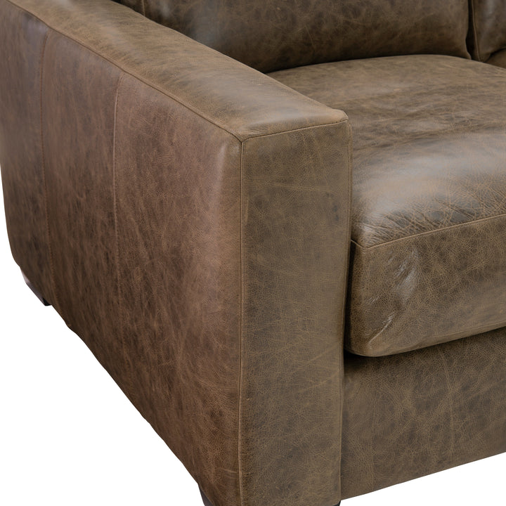 Dawkins Leather Sofa