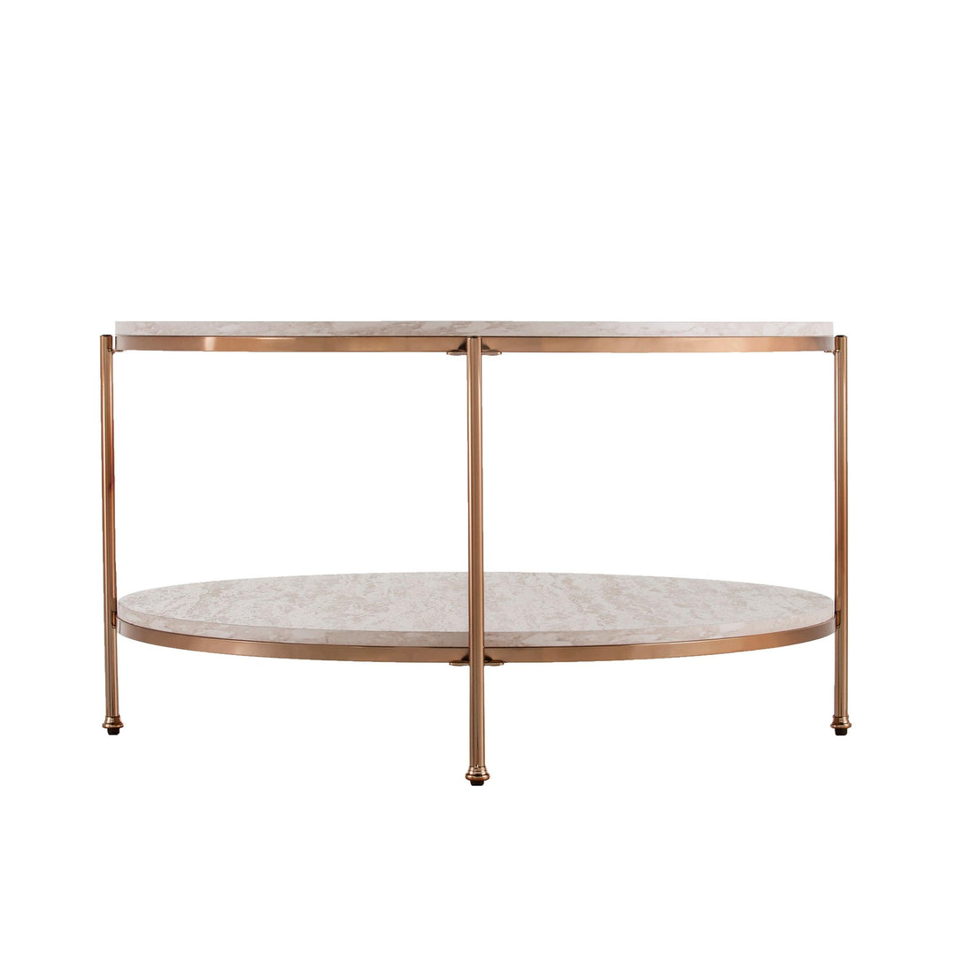 SwayLiving Silas Faux Stone Coffee Table COFFEE TABLES