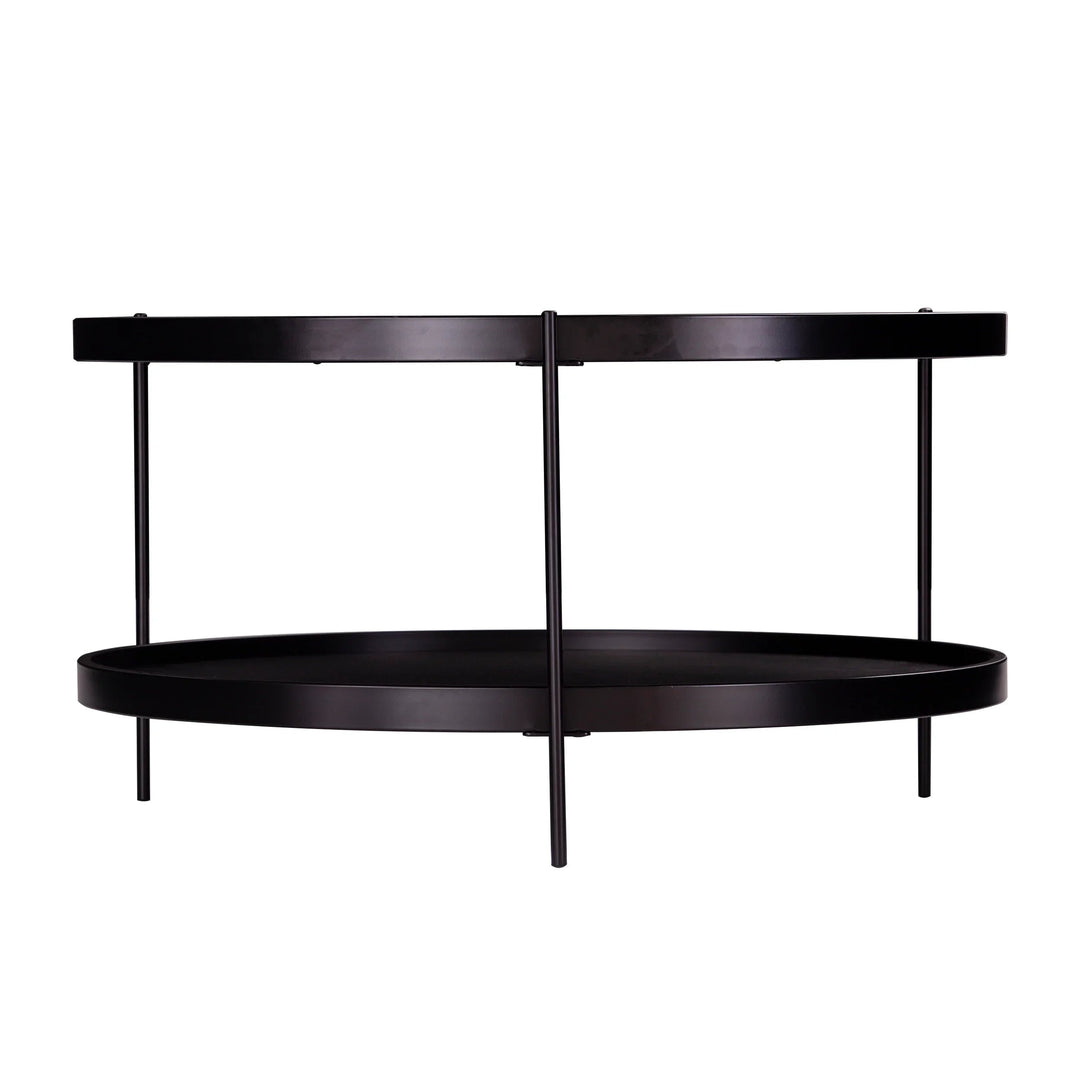 SwayLiving Verlington Round Farmhouse Style Cocktail Table COFFEE TABLES