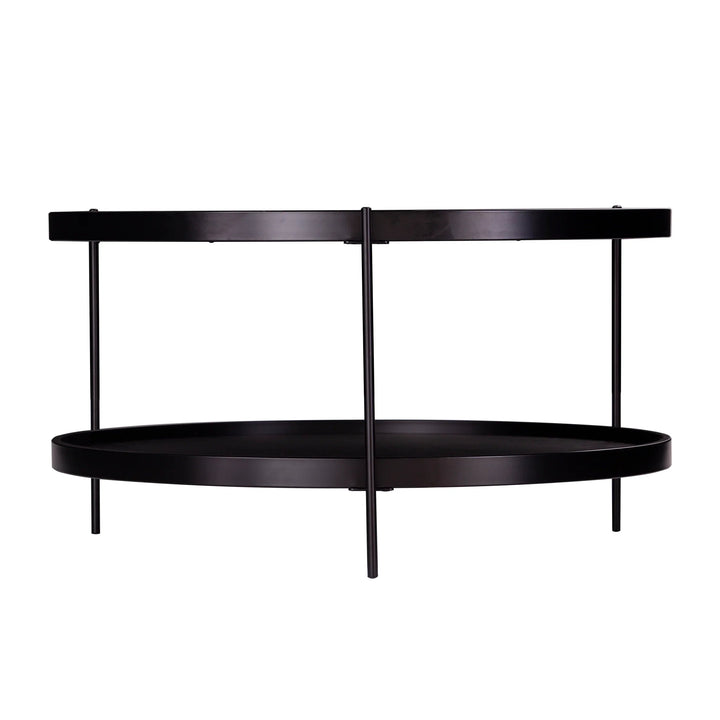SwayLiving Verlington Round Farmhouse Style Cocktail Table COFFEE TABLES