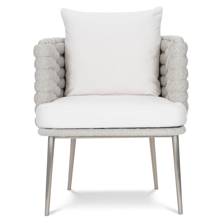 Santa Cruz Outdoor Arm Chair in Nordic Grey