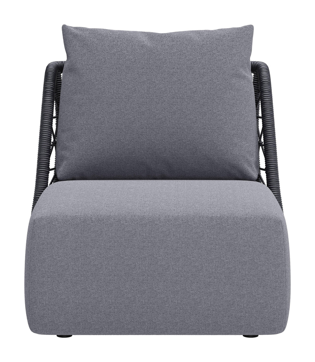 SwayLiving Mekan Accent Chair Gray OUTDOOR CHAISE LOUNGES