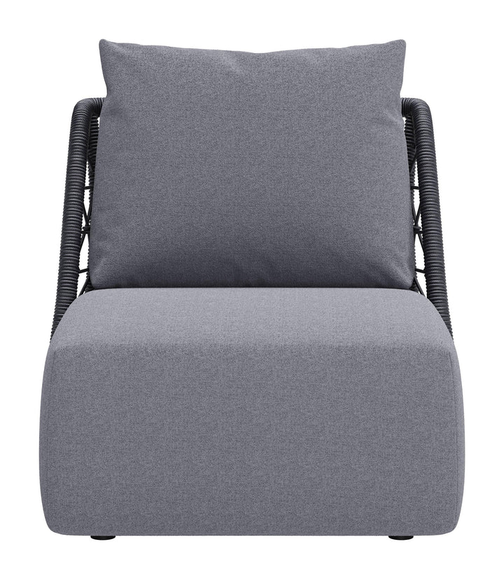 SwayLiving Mekan Accent Chair Gray OUTDOOR CHAISE LOUNGES