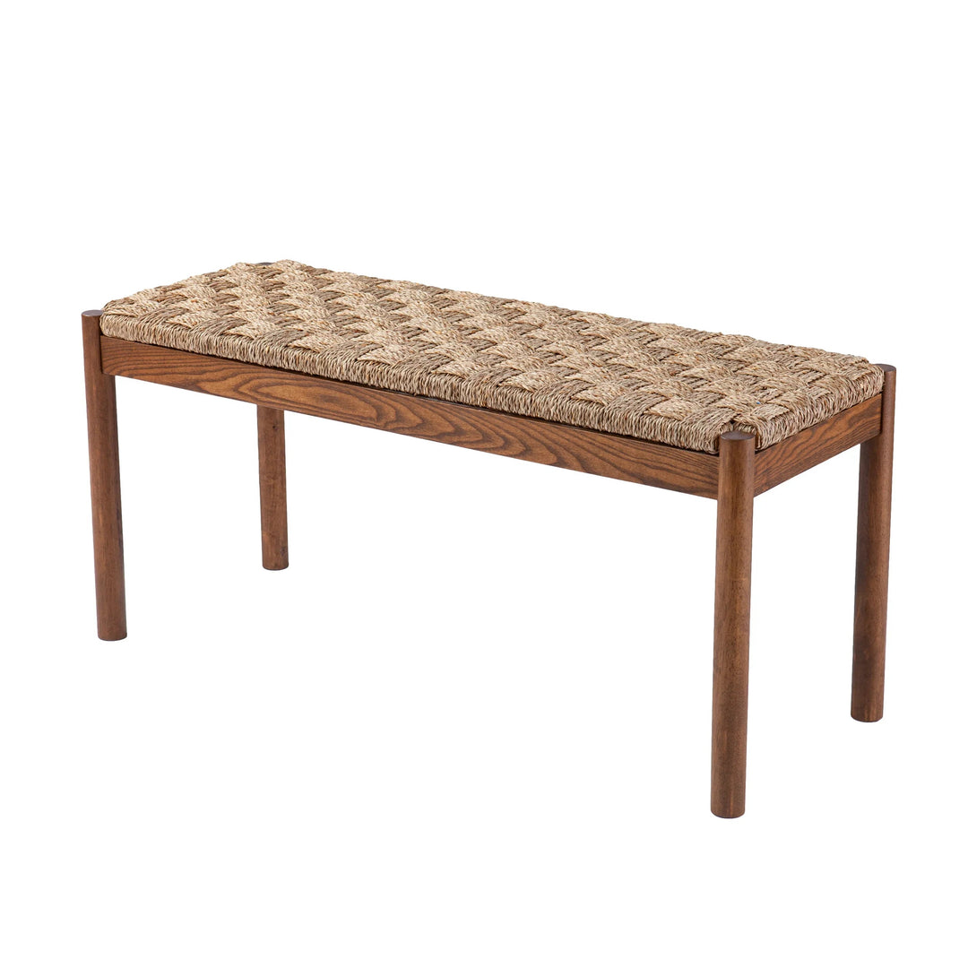 SwayLiving Scalby Natural Seagrass Bench BENCHES