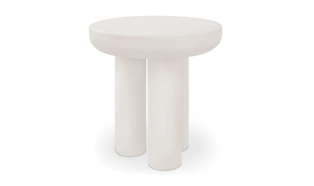 Rocca Side Table Cream - SwayLiving