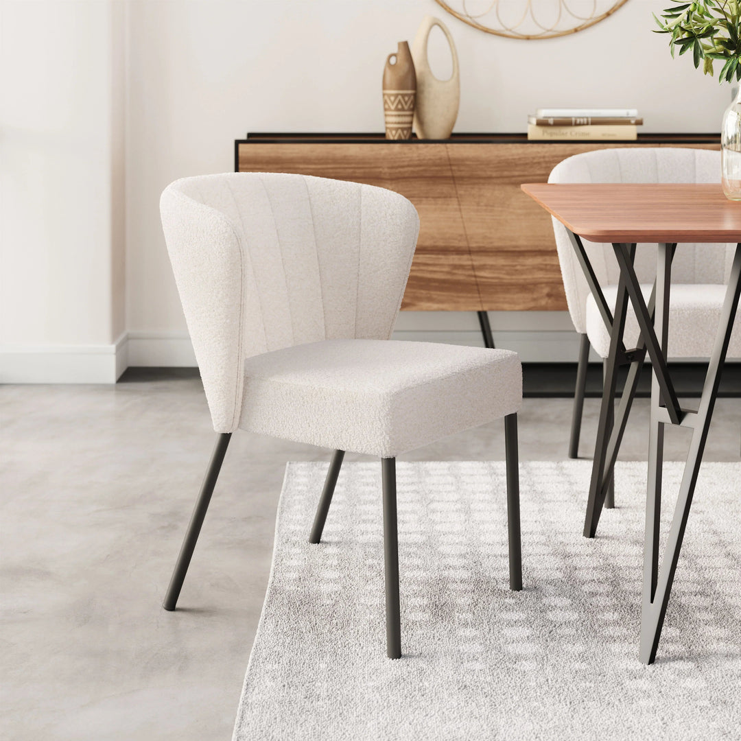 SwayLiving Aimee Dining Chair (Set of 2) Cream DINING CHAIRS