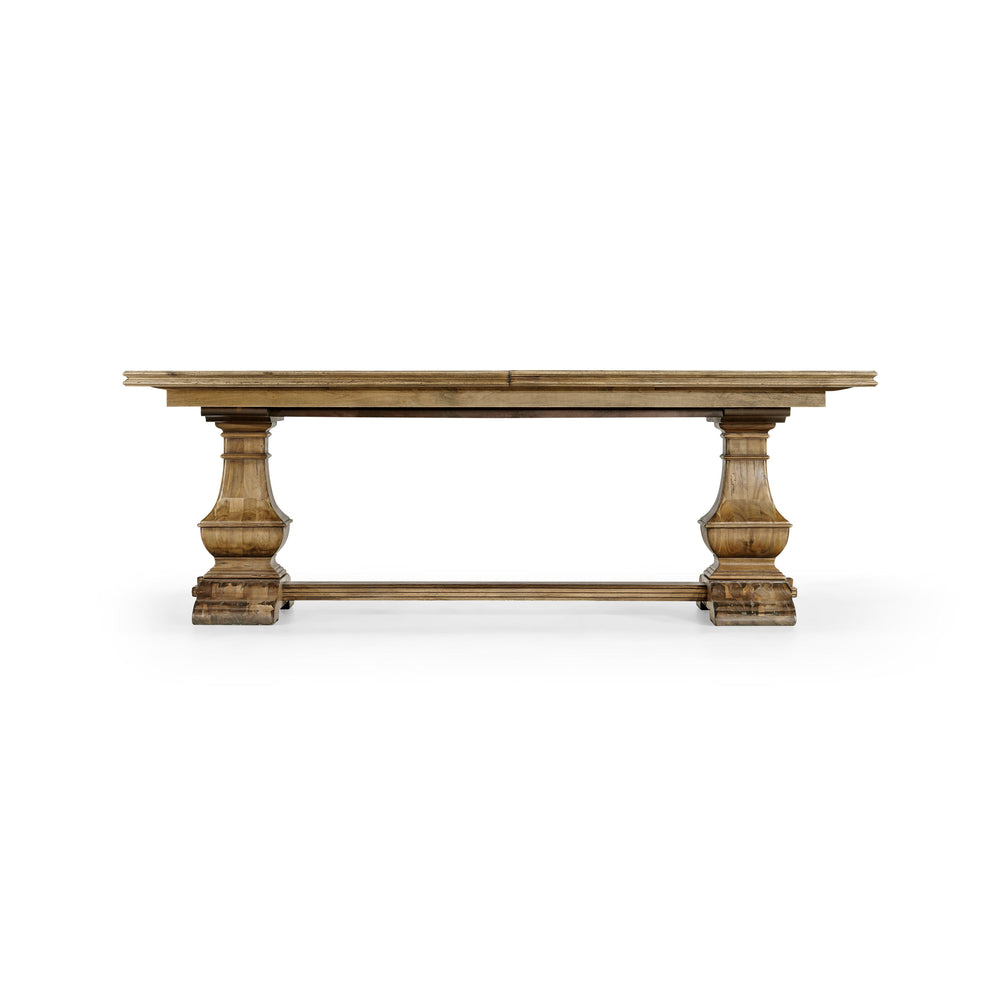SwayLiving Casual Accents Medium Driftwood Parquet Top Dining Table DINING TABLES