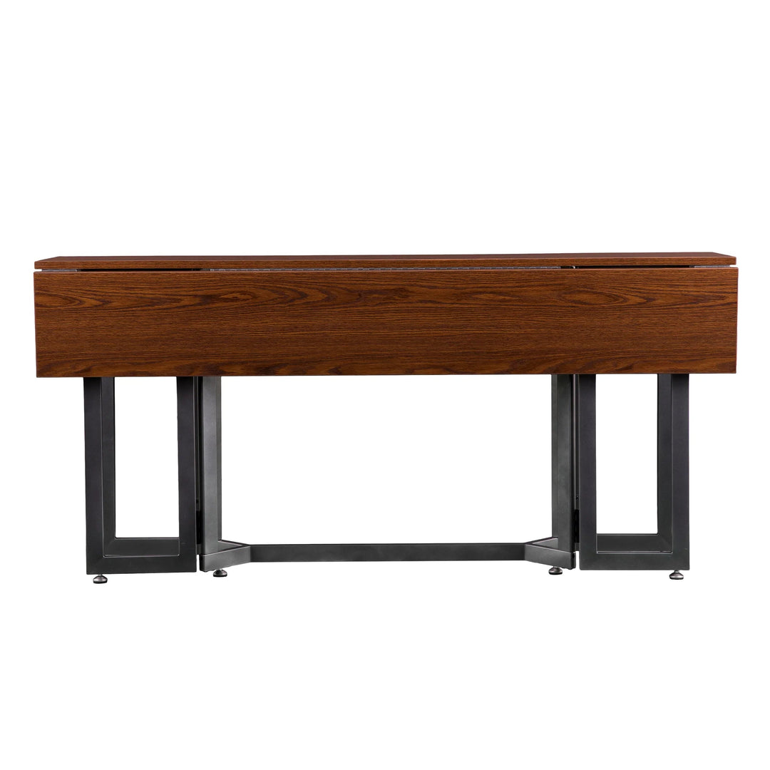SwayLiving Holly & Martin Driness Drop Leaf Table - Tobacco w/ Gray DINING TABLES