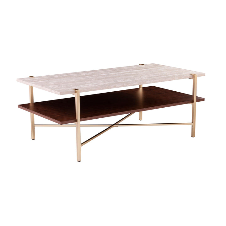SwayLiving Ardmillan Rectangular Cocktail Table w/ Storage COFFEE TABLES