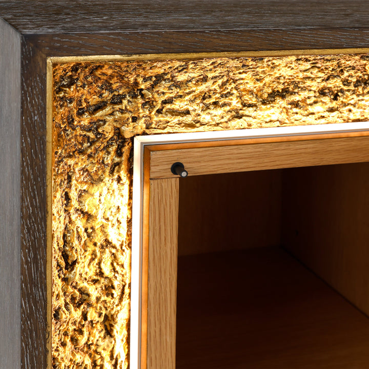 Coloma Four-Door Lighted Credenza